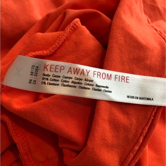 Free People Hot Shot Mini Dress With Pockets In Cherry Tomato. NWT! Sz M, XL - Picture 14 of 14